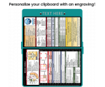  WhiteCoat Clipboard® - Teal Edición médica